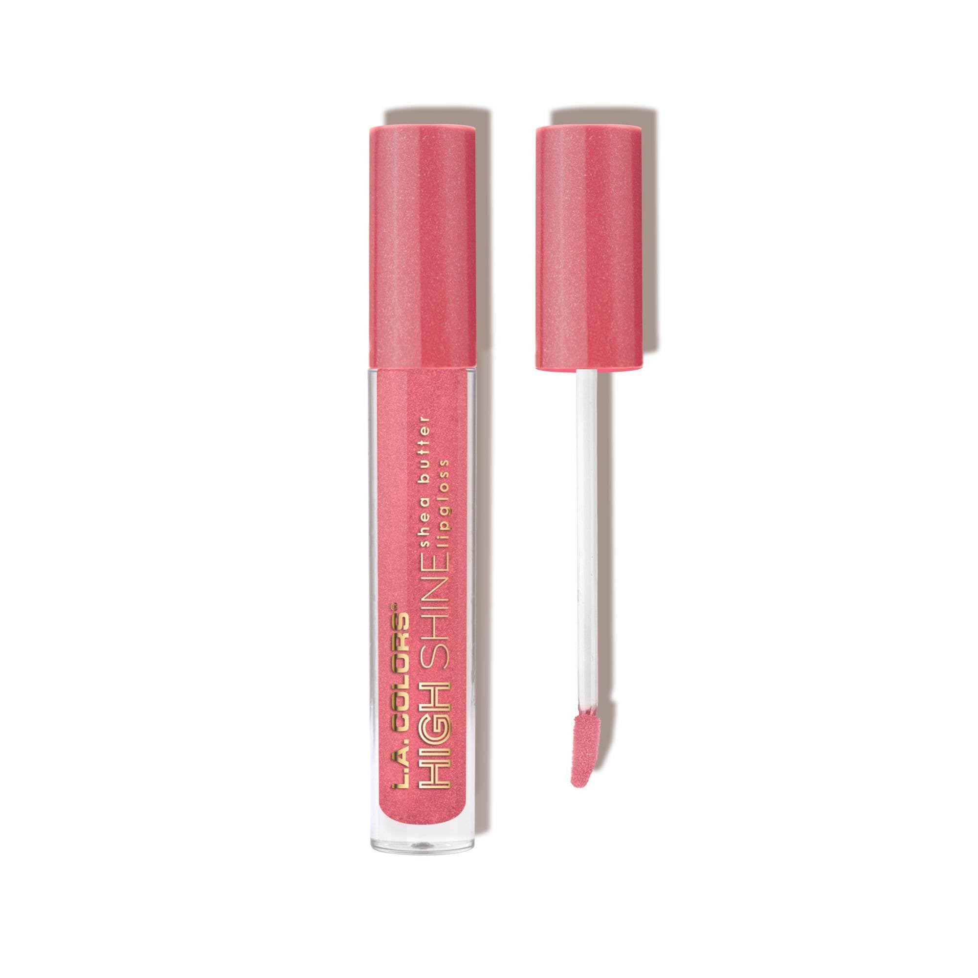 L.A. COLORS High Shine Lipgloss Playful CLG936, envase compacto y brillo intenso para labios