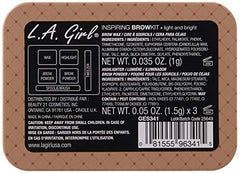L.A. Girl: iluminador para cejas para realzar el arco.