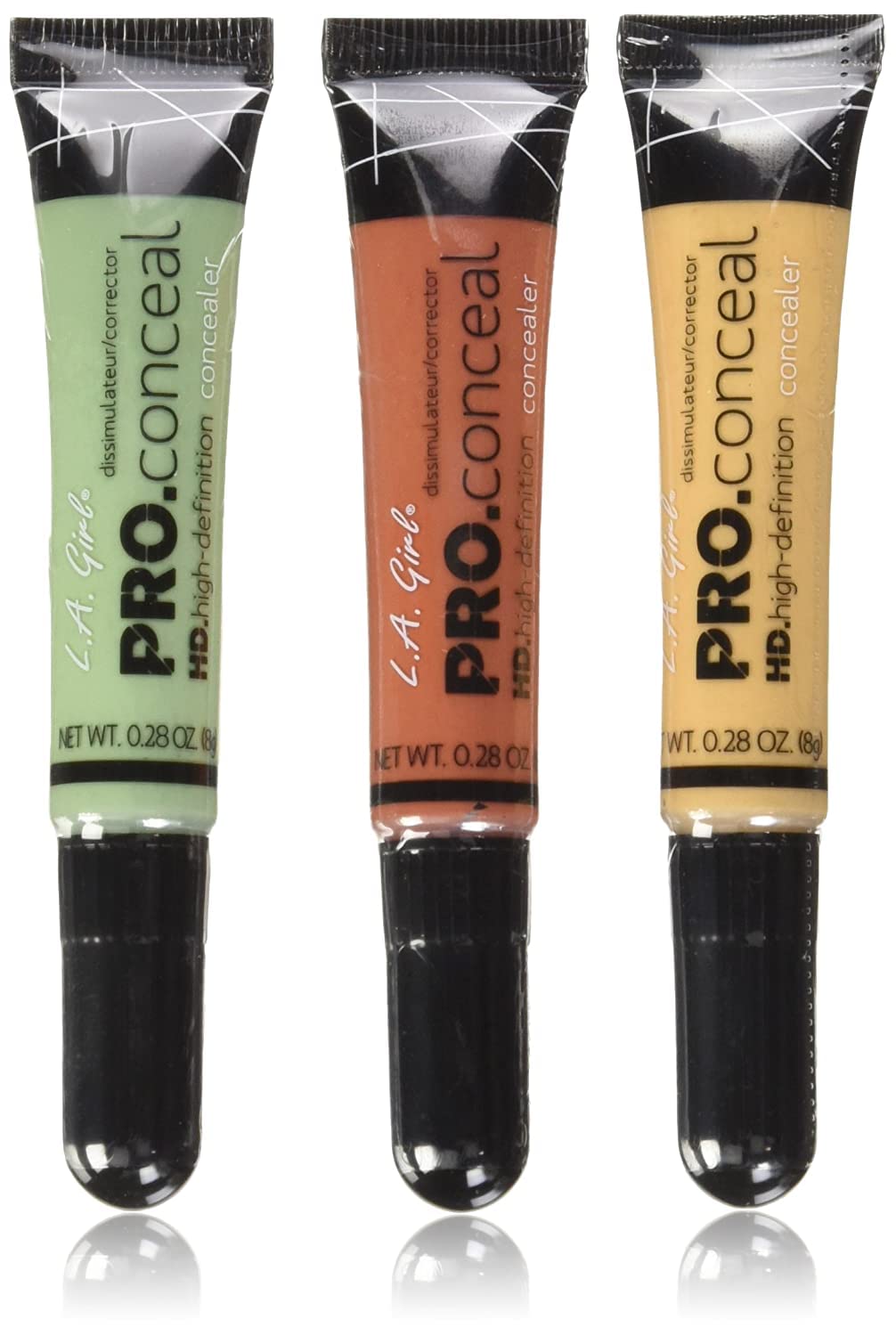 L.A. Girl Pro Conceal Conjunto naranja: corrector para neutralizar sombras oscuras.