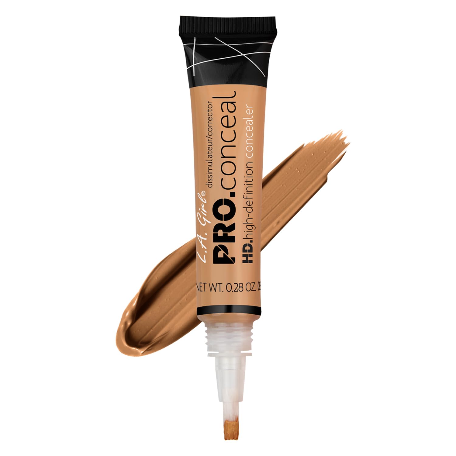 L.A. Girl Pro Concealer Fawn en envase, cobertura natural para tono uniforme