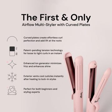L'ANGE HAIR Duo Flex 360: ventilaciones de enfriamiento para fijar estilos.