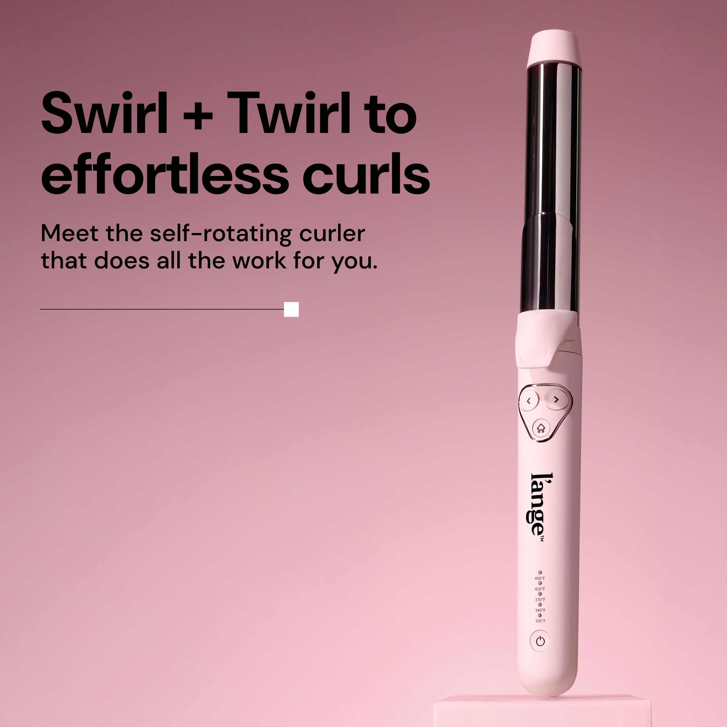 L'ANGE HAIR Le Pirouette crea ondas suaves y naturales.