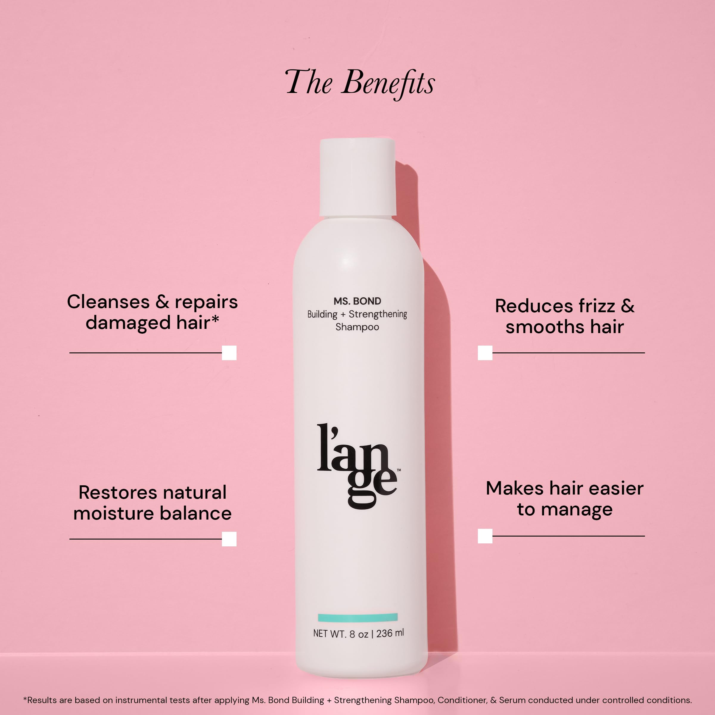 Resultado en el cabello: brillo y elasticidad tras el lavado.