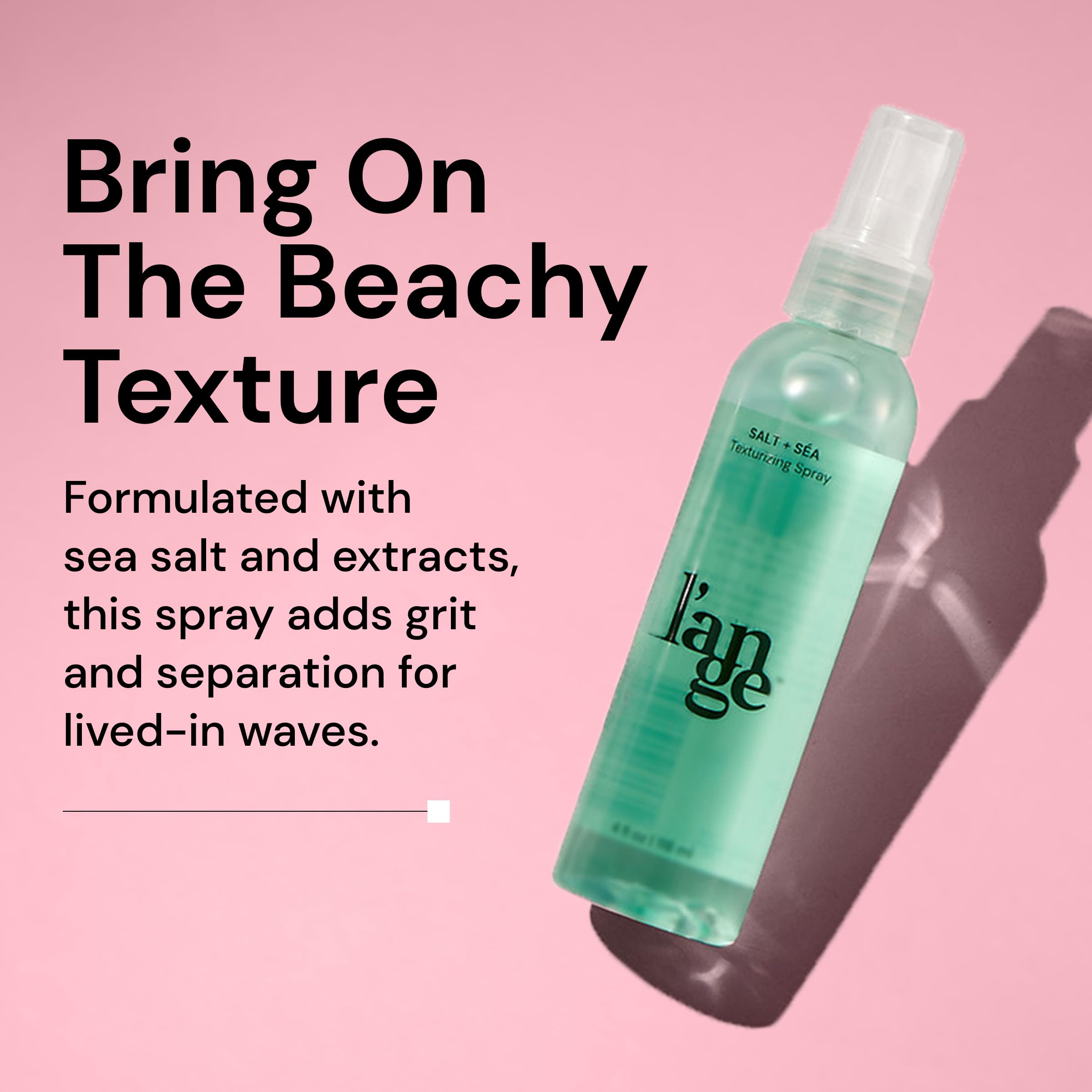 L'ANGE HAIR Ondas de playa texturizadas para un estilo casual.