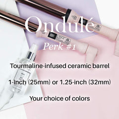 L'ANGE HAIR Ondulé usa iones negativos para cabello más suave y con brillo
