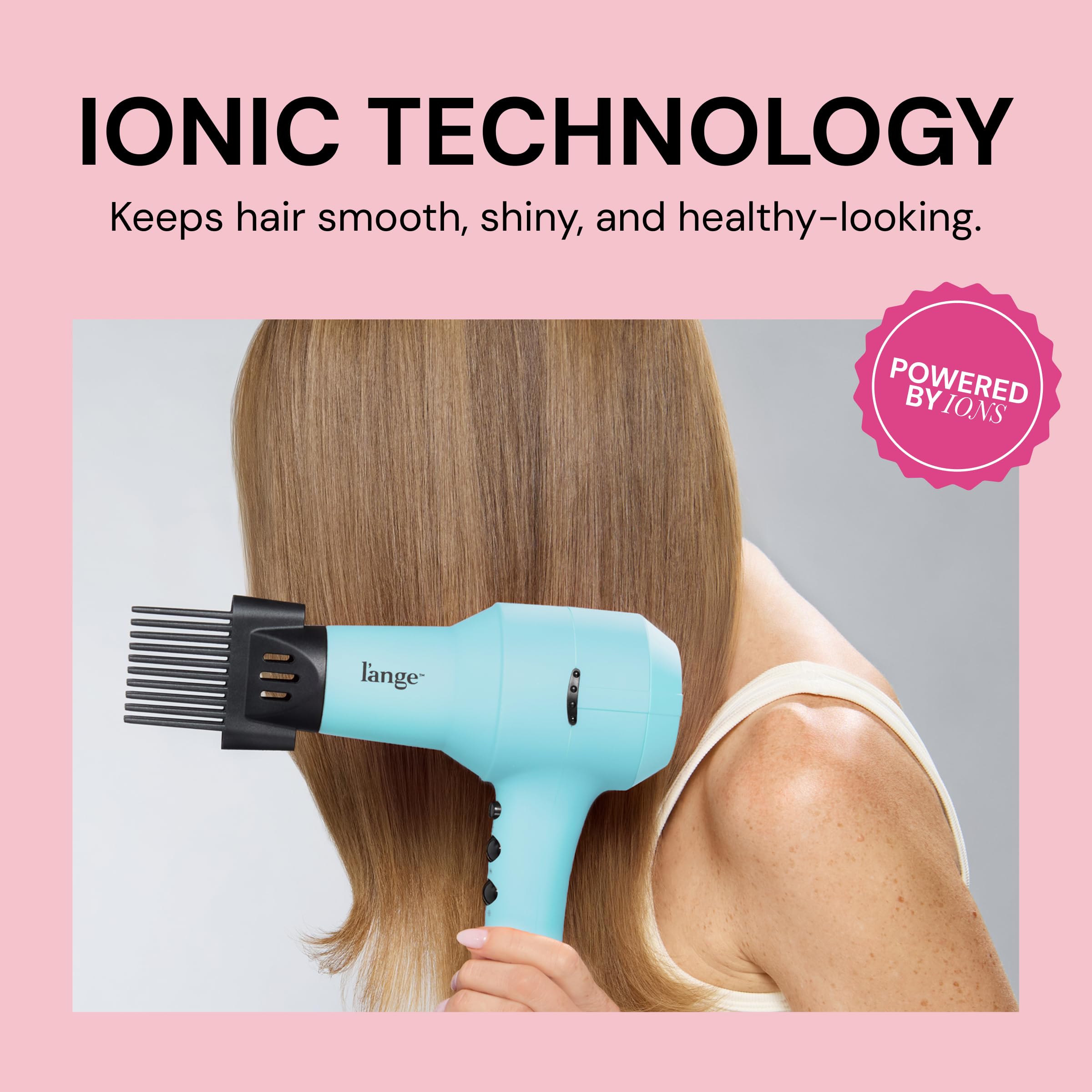 L'ANGE HAIR PowerStyle Ionic Turbo ajustes de calor para diferentes cabellos