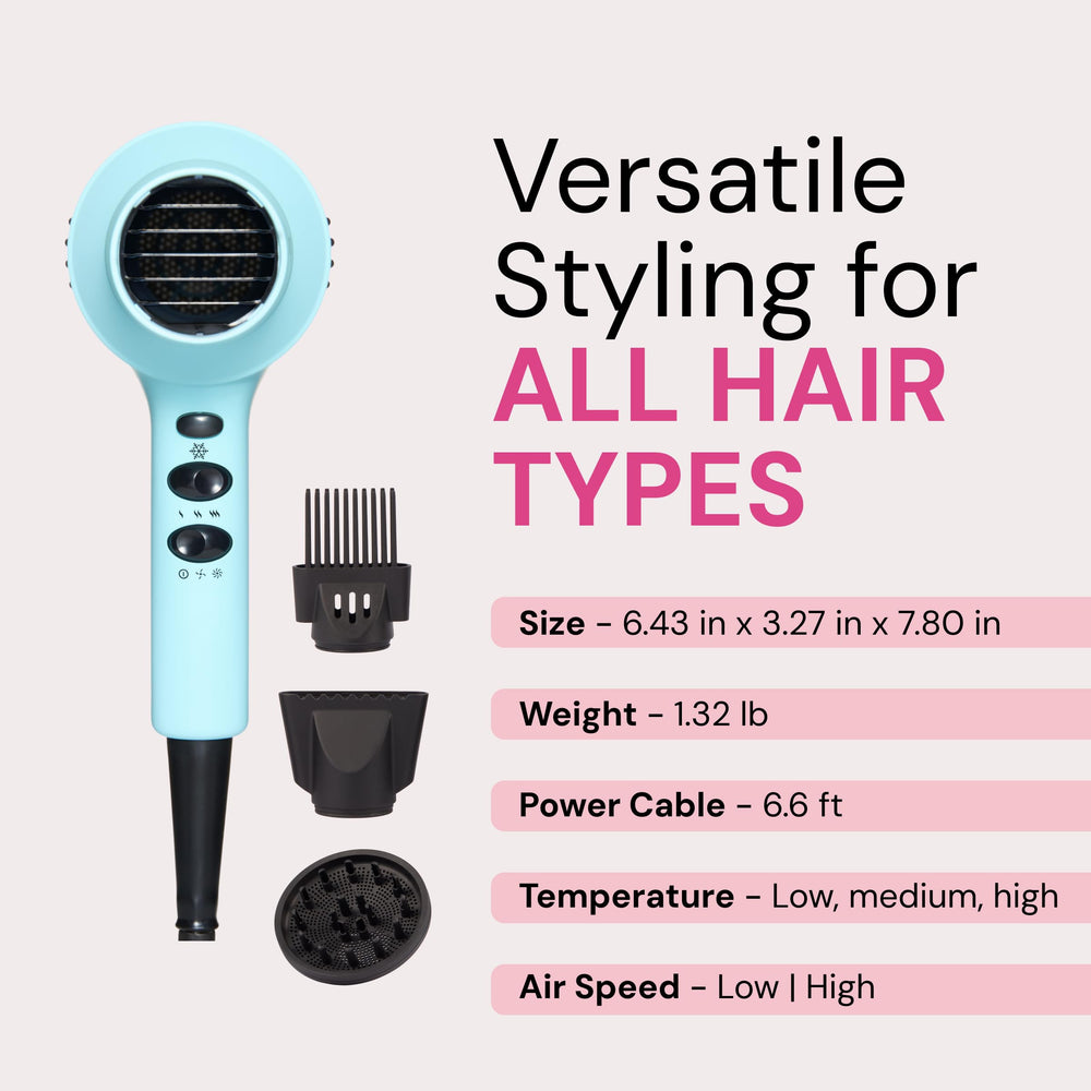 L'ANGE HAIR PowerStyle Ionic Turbo botón de frío para fijar peinado con precisión