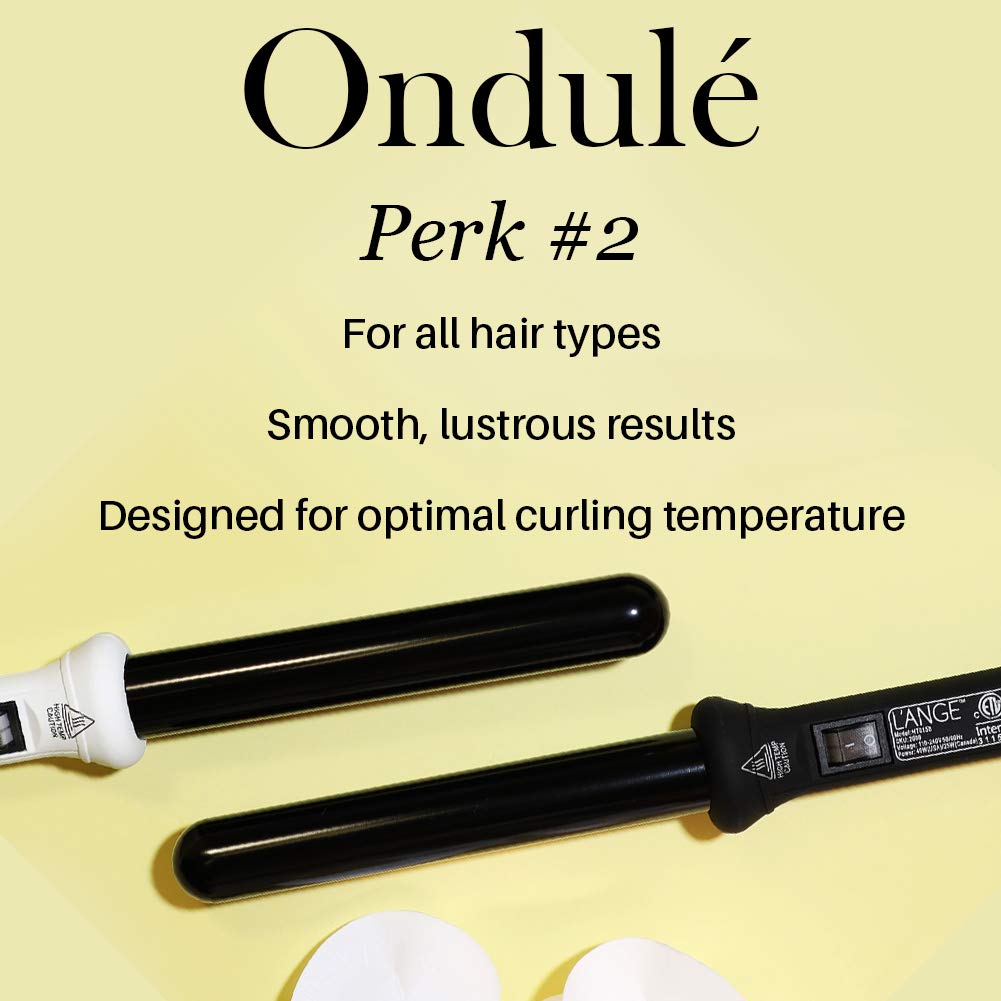 Rizos brillantes y duraderos con tecnología de iones negativos de L'ANGE HAIR.