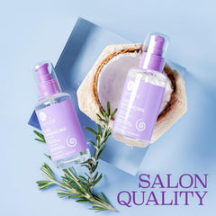 L LUSETA Aceite de coco, infusión nutritiva, hidrata cuero cabelludo y puntas.
