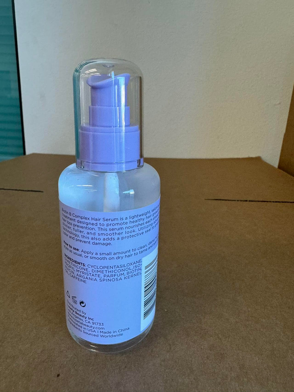L LUSETA Biotina B-Complejo resultados visibles en cabello más fuerte.