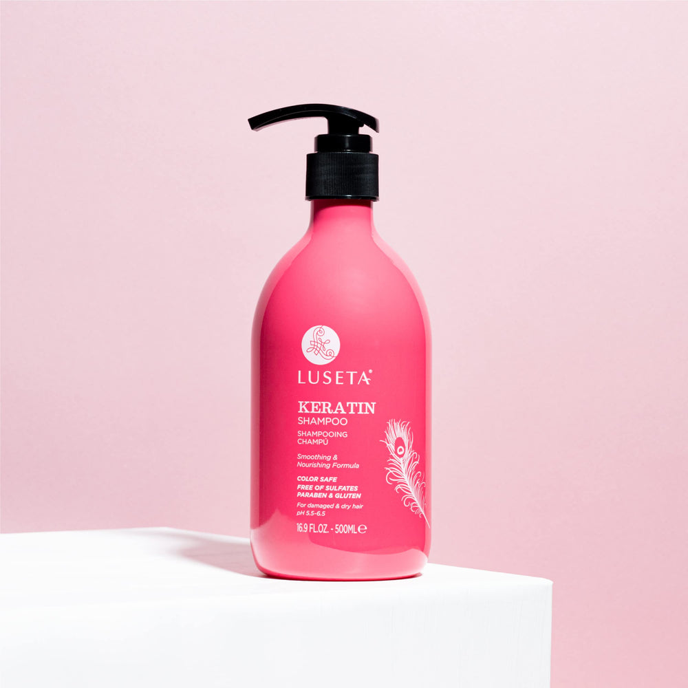 L LUSETA Cabello color tratado, protege el tinte durante el lavado.