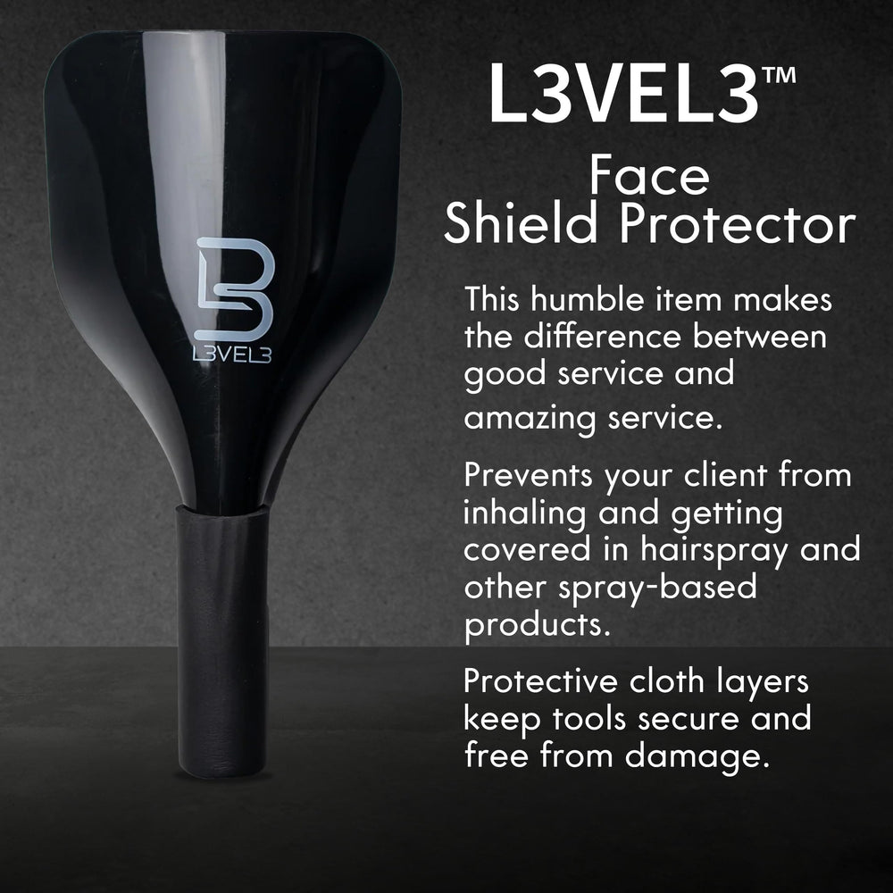 L3 escudo facial nivel 3, diseño ergonómico para agarre estable