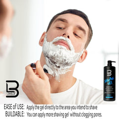 L3 Gel de Afeitado Nivel 3 aplicación fácil y rápida.