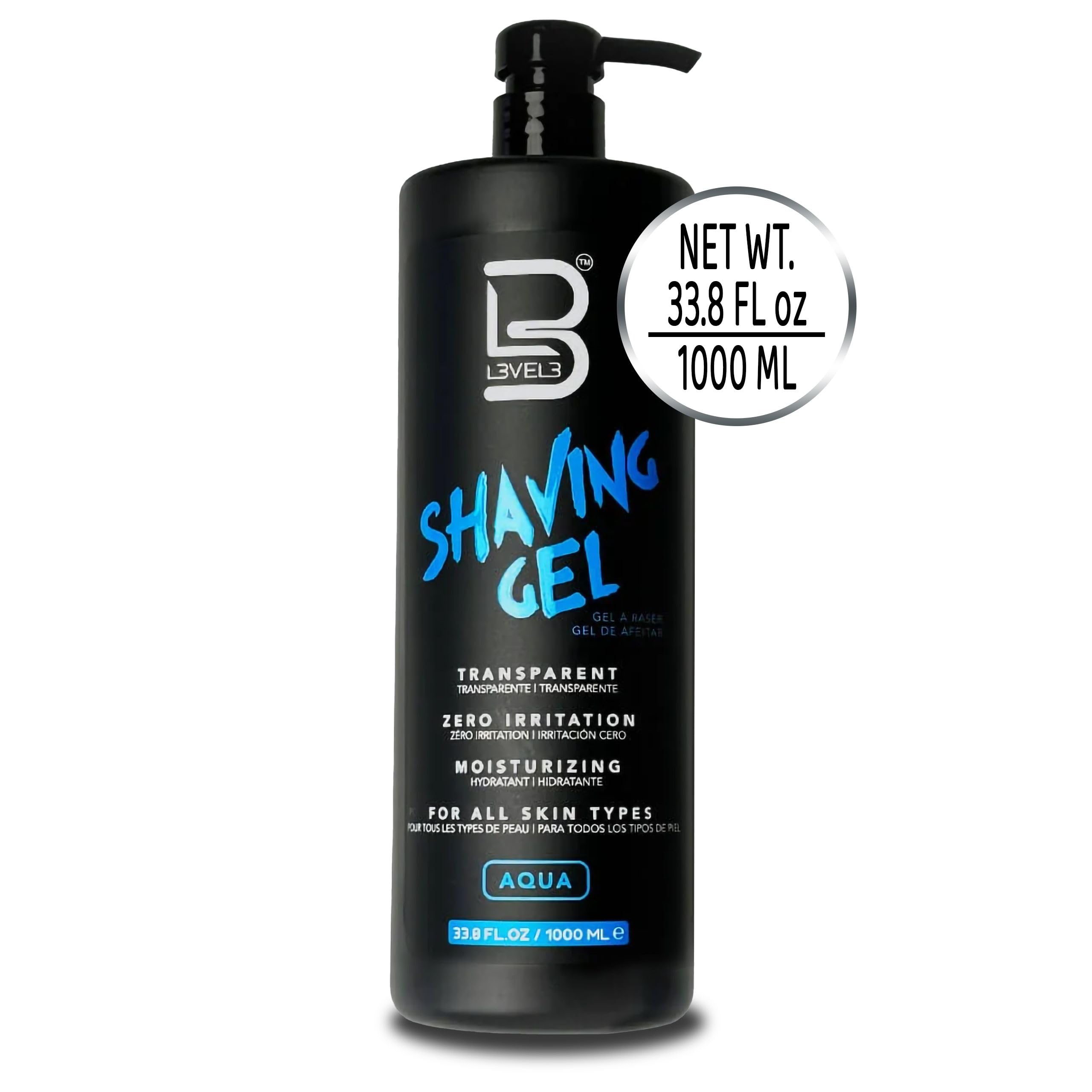 L3 Gel de Afeitado Nivel 3 compatible con navaja recta para un afeitado suave.