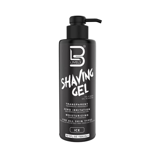 Fórmula no irritante de L3 Gel para un afeitado preciso y suave.