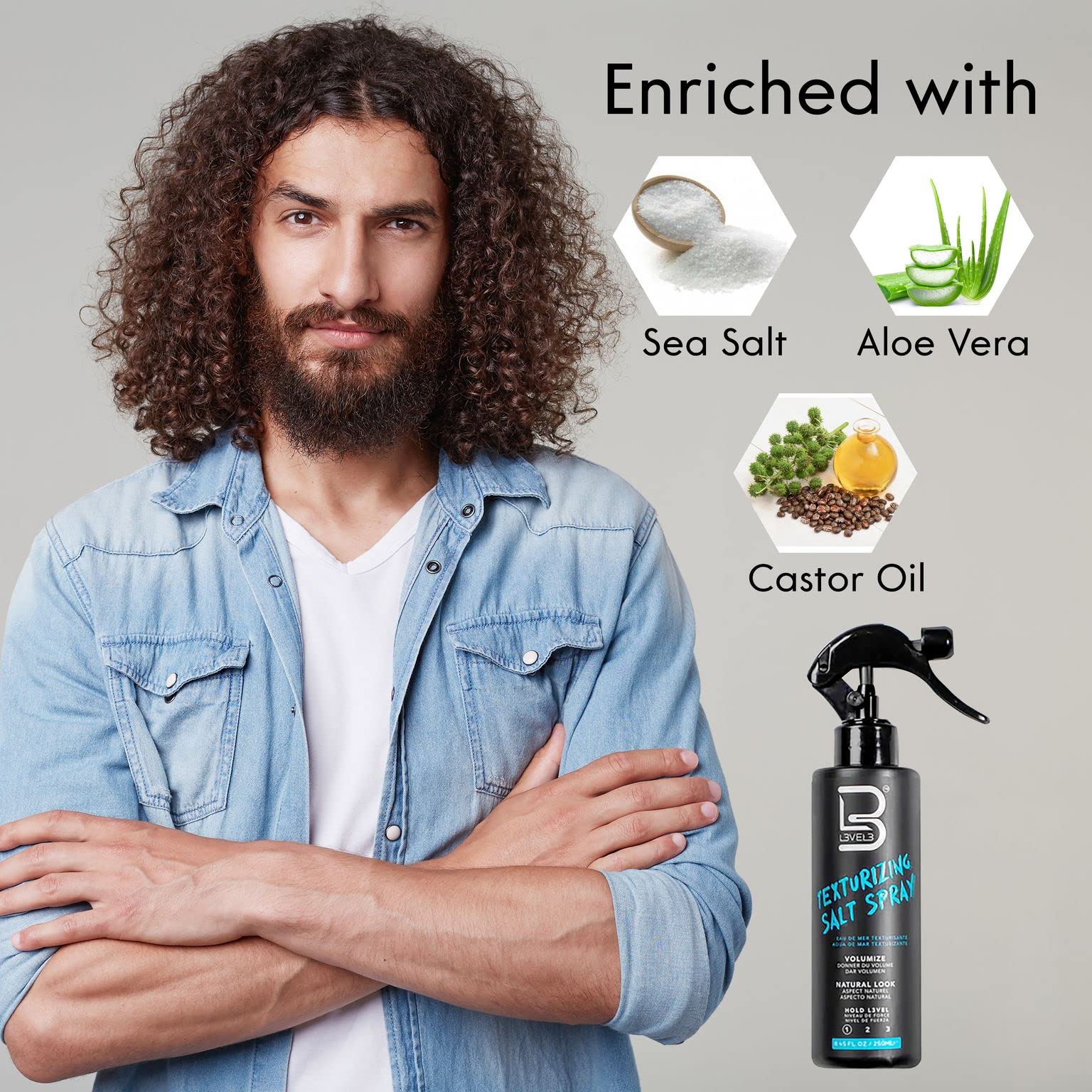 Protección frente sol y viento en playa con aceite de ricino.