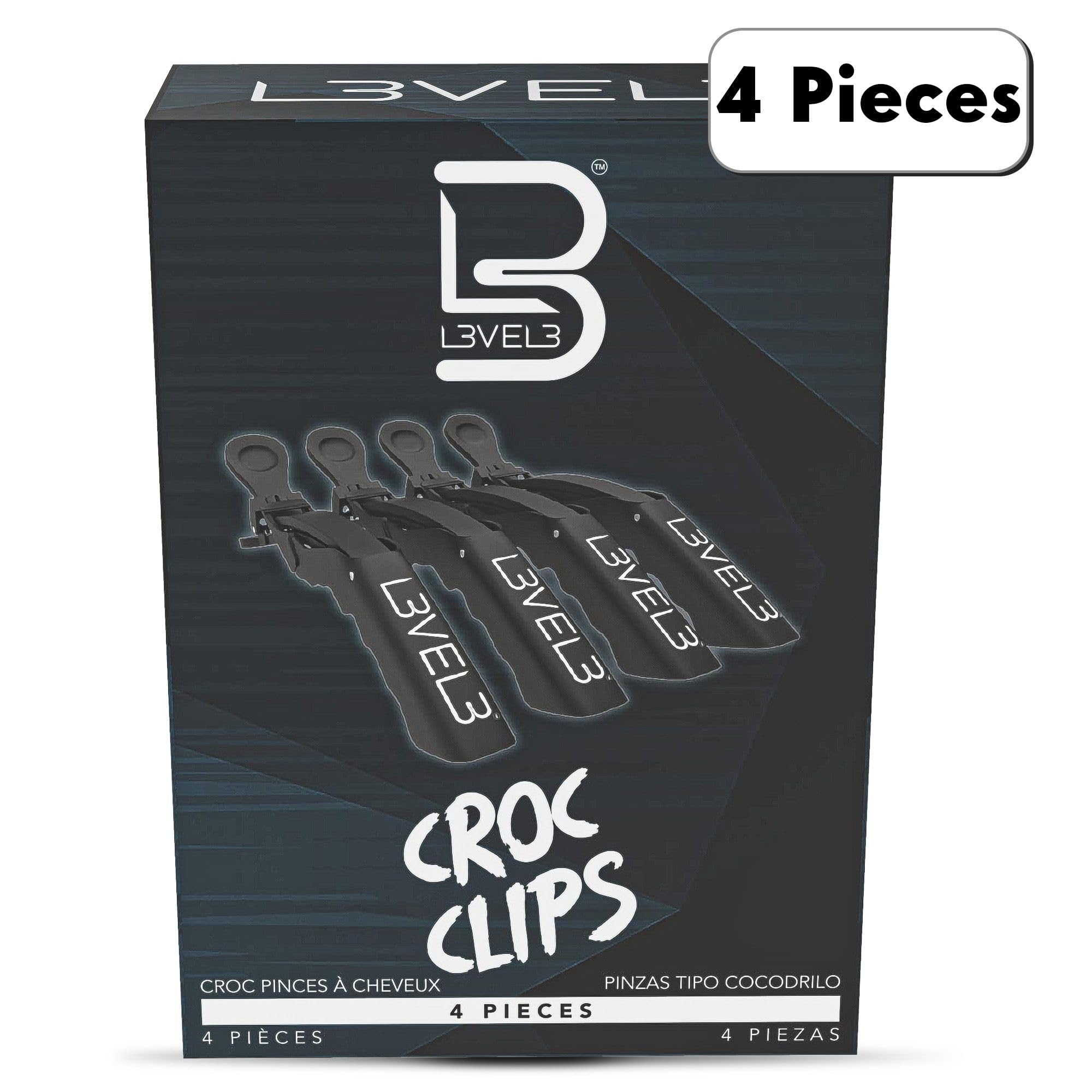 L3 Nivel 3 Clips Croco con apertura doble para control preciso de mechones.