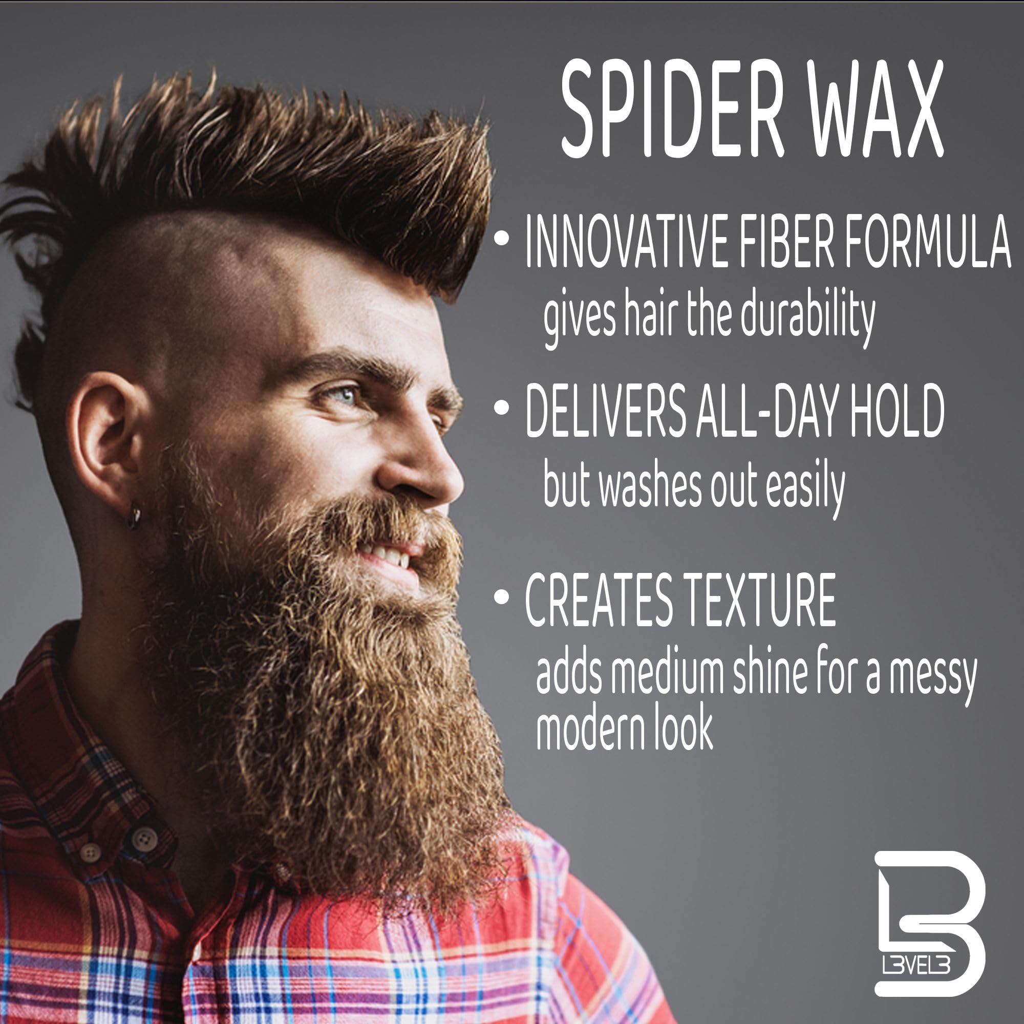 L3 cera para cabello: mayor flexibilidad para probar peinados.