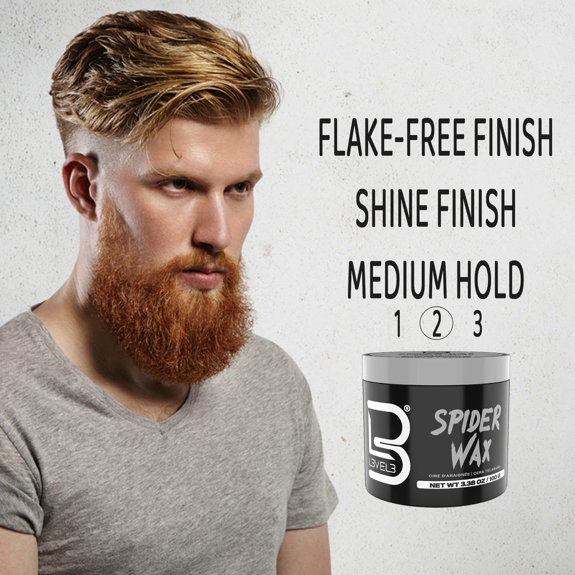 L3 cera para cabello: textura y volumen en cada peinado.