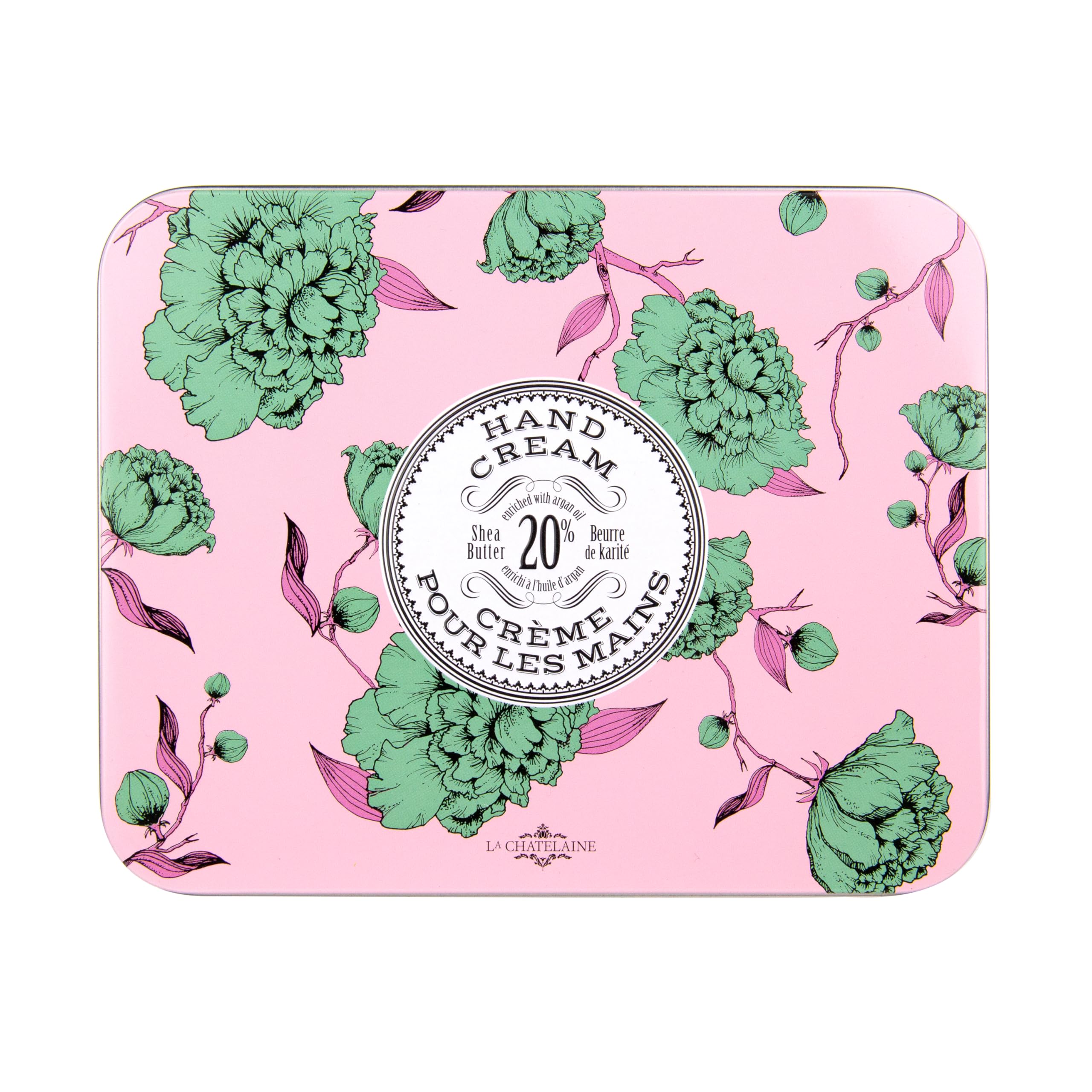 Pear scented hand cream jar emphasizes nourishing hydration