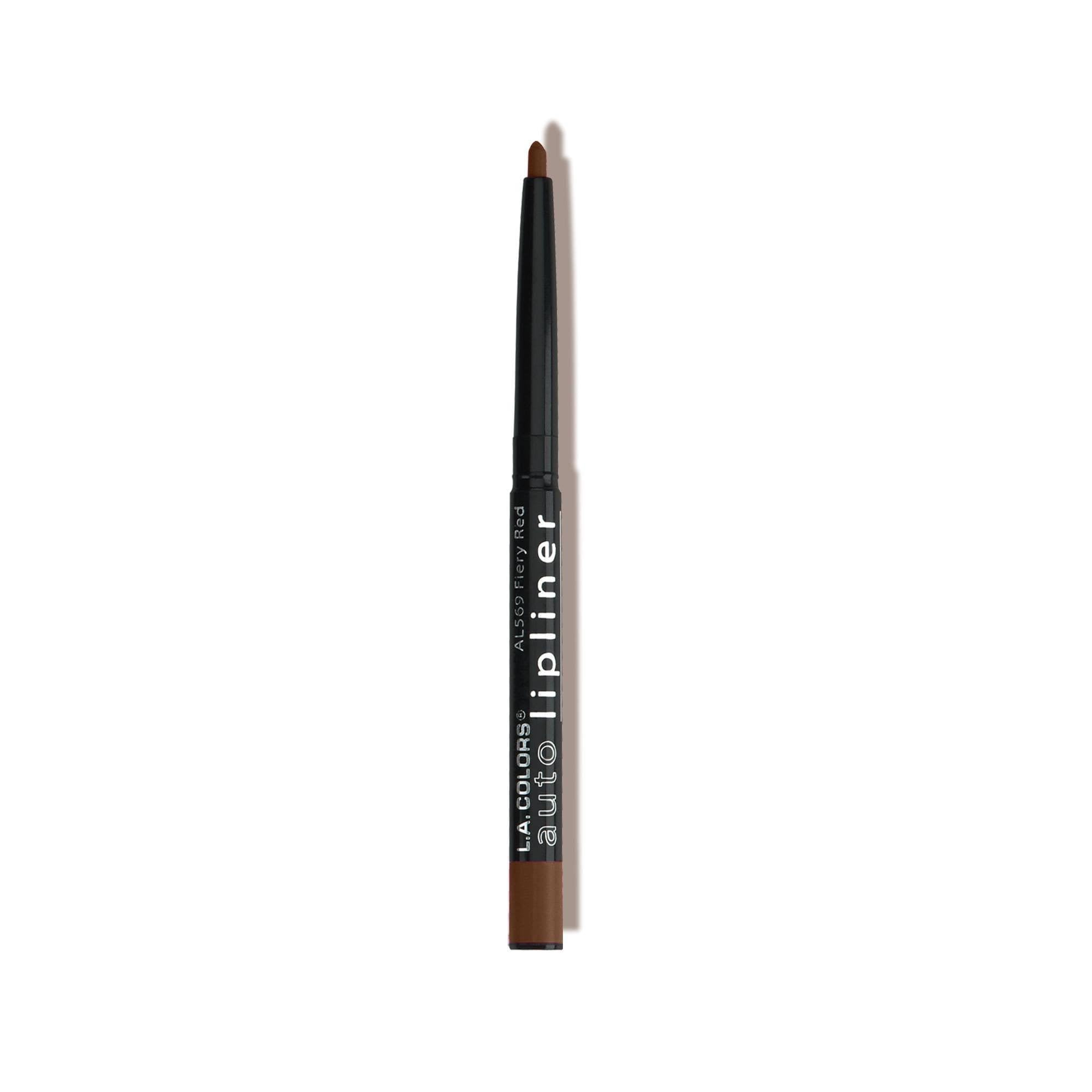 L.A. COLORS Auto Lipliner Chocolate 570, delineado preciso de labios de larga duración.
