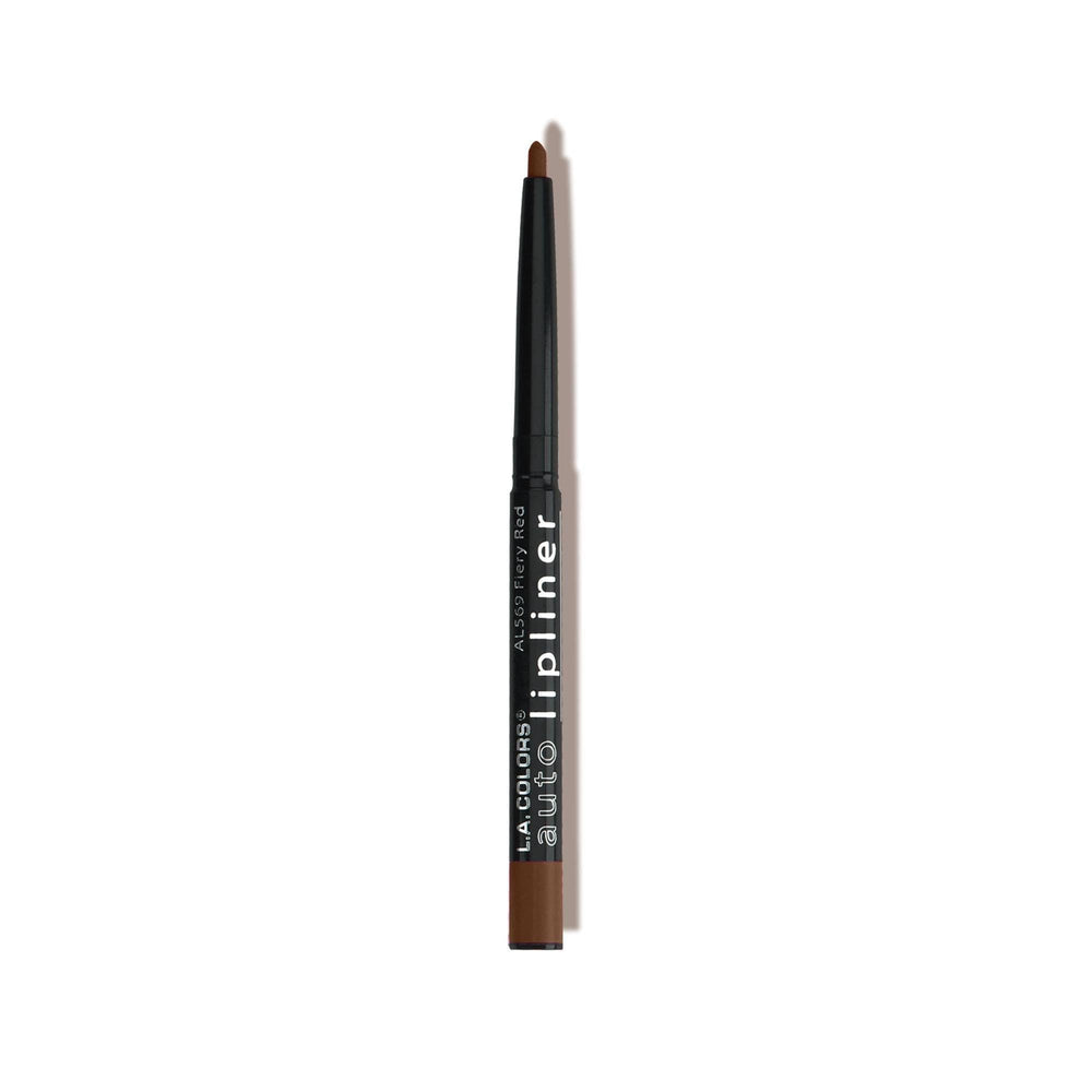 L.A. COLORS Auto Lipliner Chocolate 570, delineado preciso de labios de larga duración.