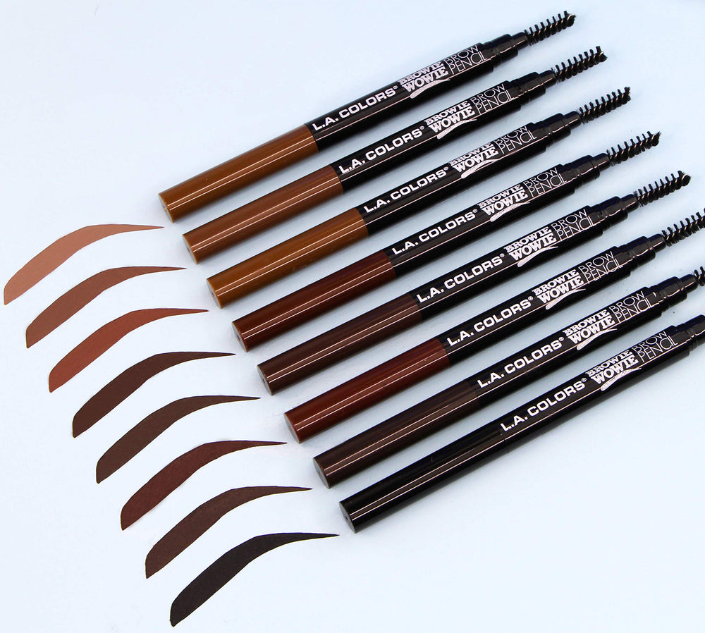L.A. COLORS Browie Wowie, aplicación precisa en cejas para look definido todo el día.