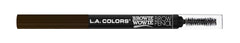 L.A. COLORS Browie Wowie, cepillo integrado para difuminar y acabado natural.