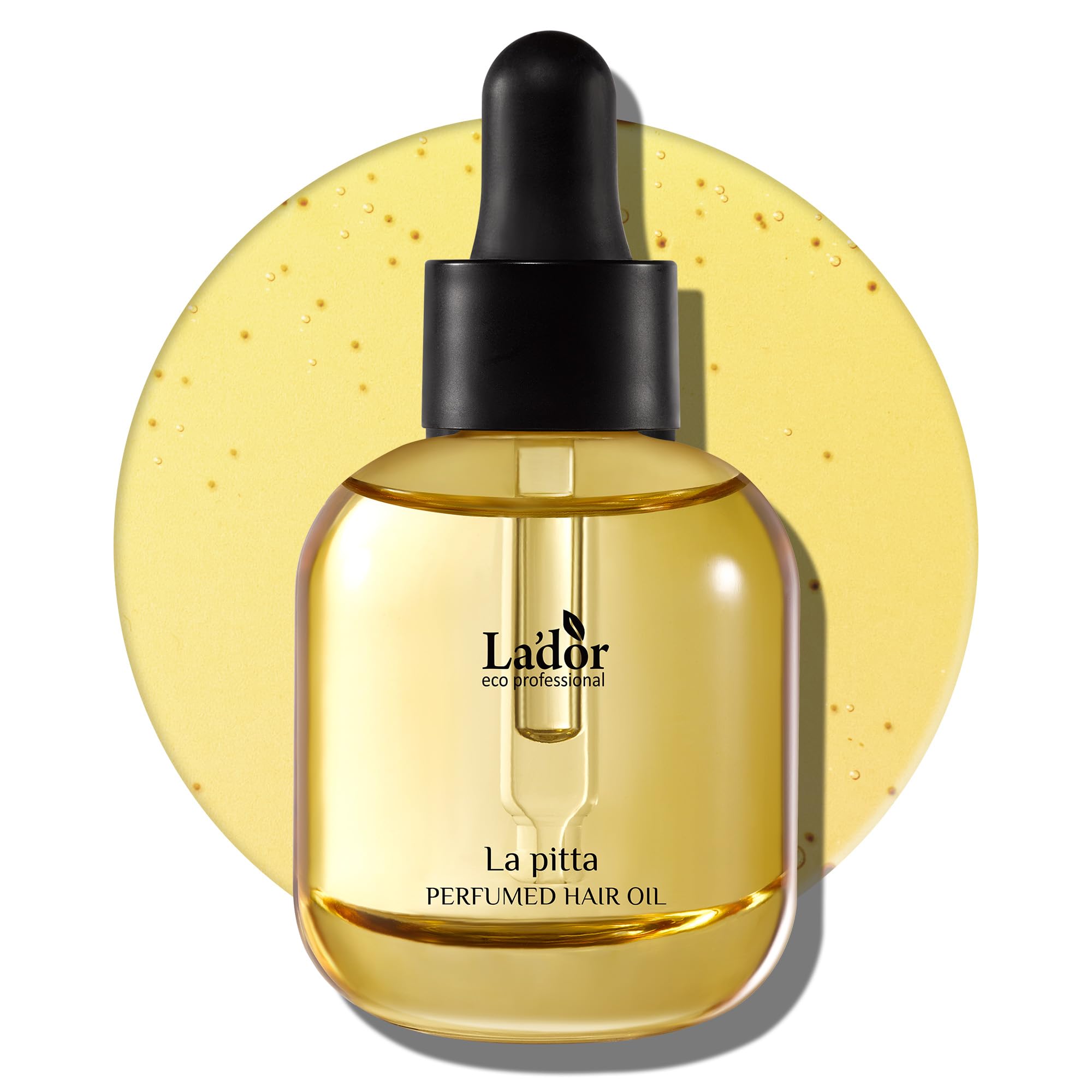 LA'DOR Aceite perfume para cabello, frasco-vertido, aporta brillo y control del encrespamiento