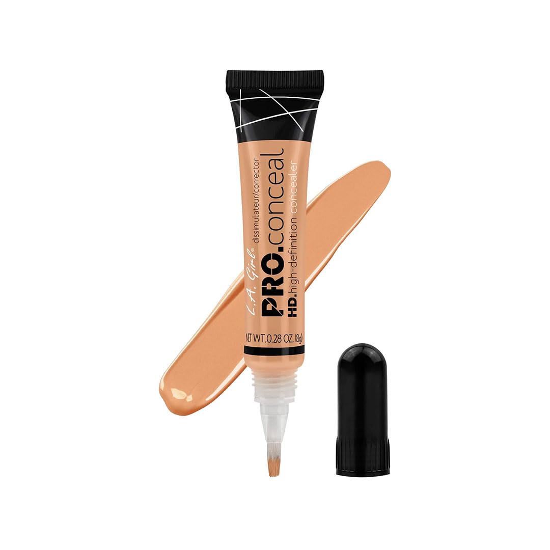 L.A. Girl HD PRO.conceal con aplicador de brocha para aplicación precisa