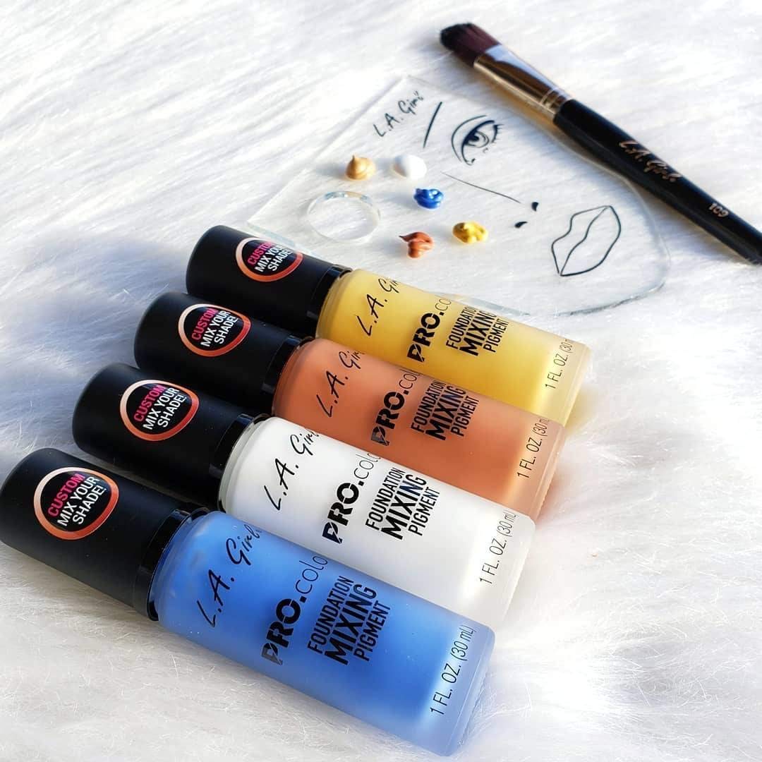 L.A. Girl PRO.color pigmento azul para neutralizar sombras frías