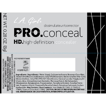 Aplicador de brocha de L.A. Girl Pro Conceal HD listo para aplicar