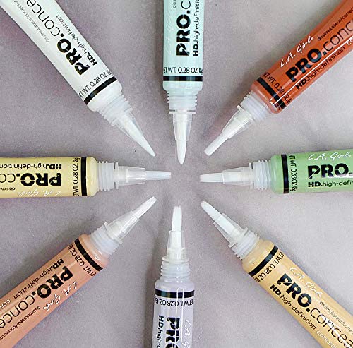 Textura cremosa de L.A. Girl Pro Conceal HD cubriendo imperfecciones