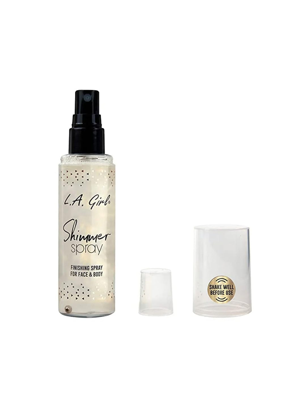 L.A. Girl Shimmer Spray: uso diario para un brillo ligero que no es pesado.