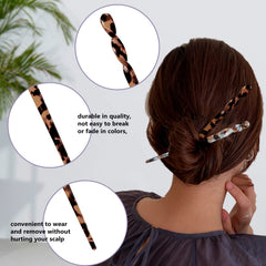 La Jolie Jasmin palillos cabello acetato retro realzan peinados diarios