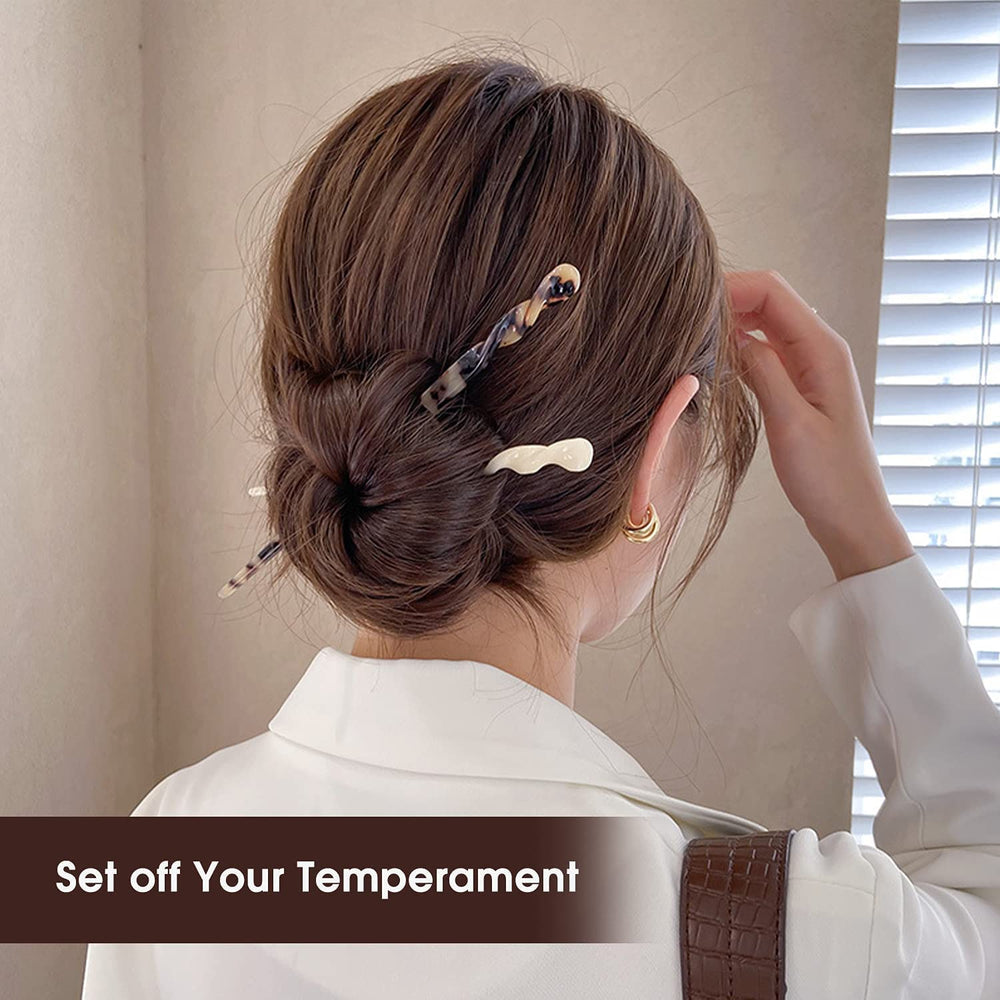 La Jolie Jasmin palillos cabello acetato tamaño 6-9 pulgadas son fáciles de usar