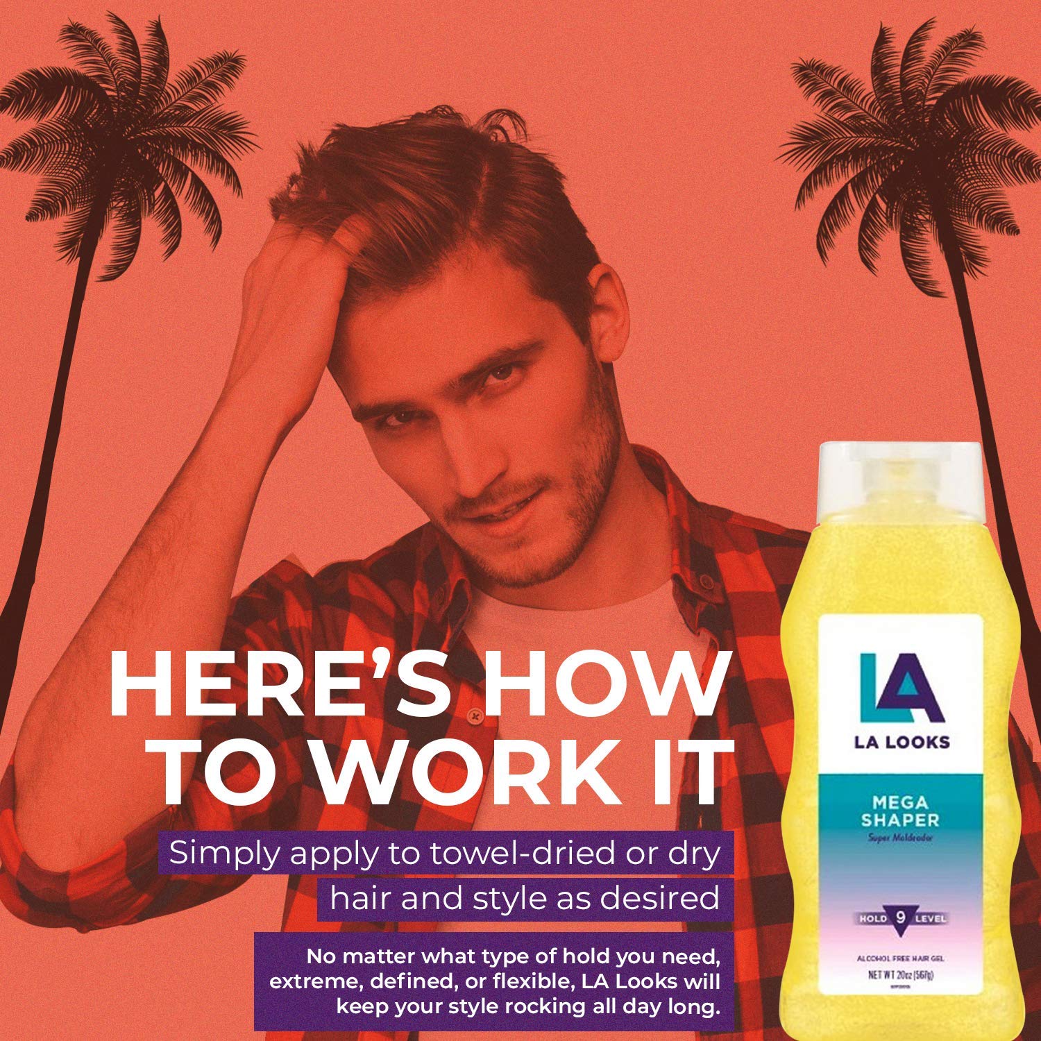LA Looks Mega Shaper aplicación rápida para peinados eficientes