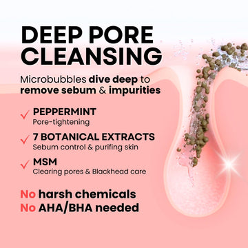 Foamy La Noubelle MPC Bubble Cleanser ready for makeup removal