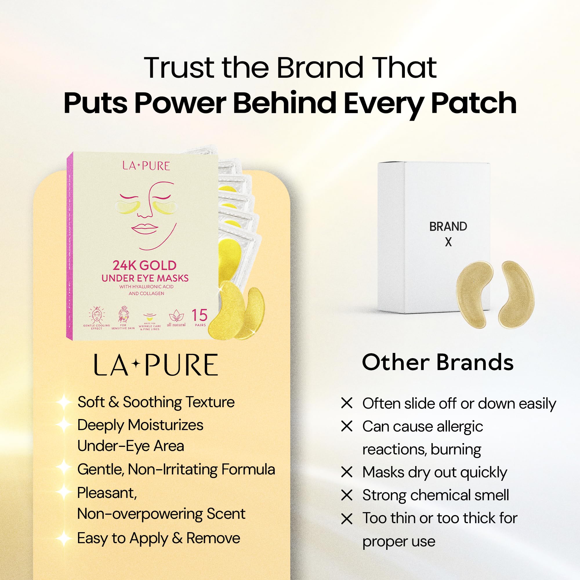 LA PURE parches-ojos-extracto-uva-antioxidante: antioxidante para la piel de la zona ocular.