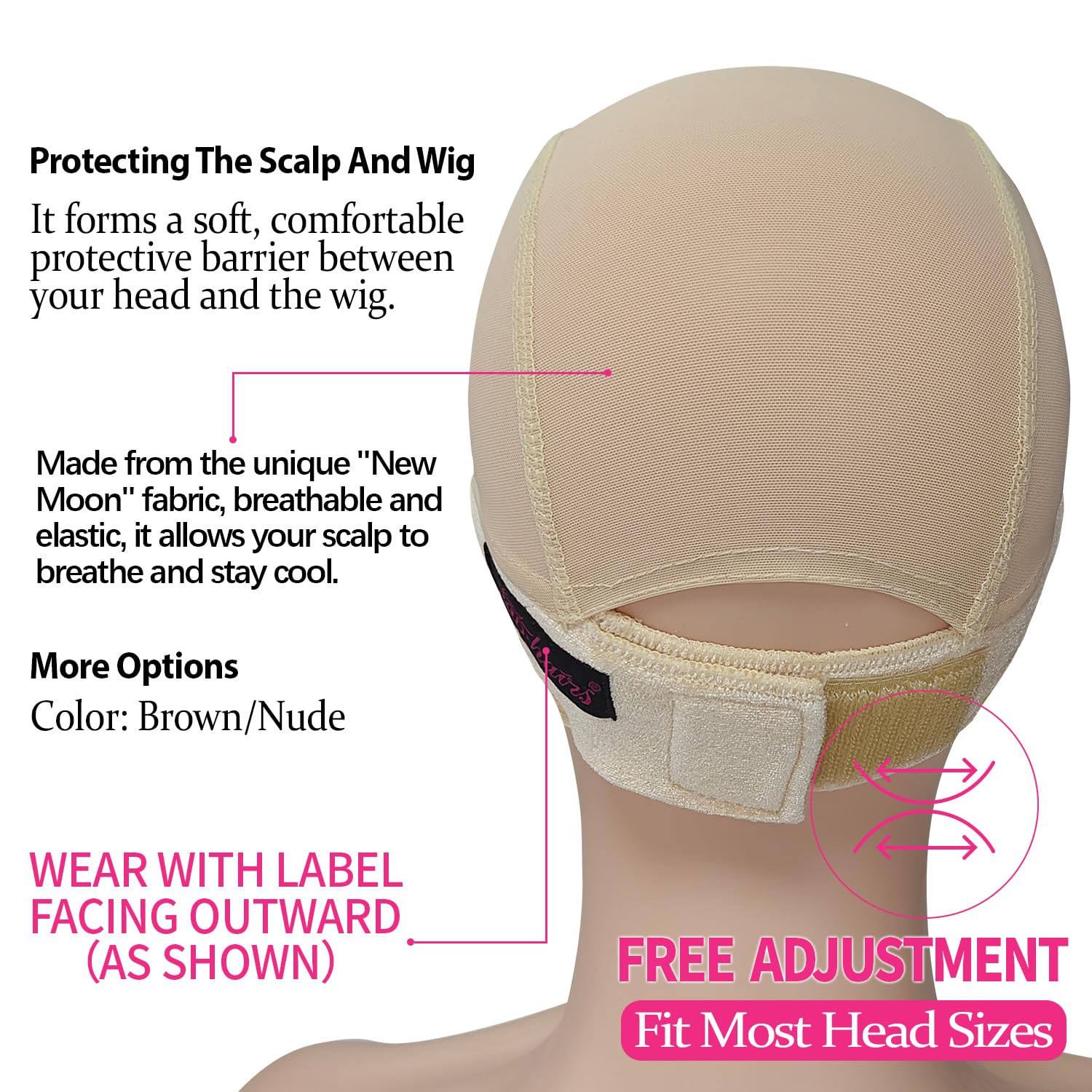 Labhairs Lace-MAX Gorra antideslizante para comodidad de las orejas durante el uso.