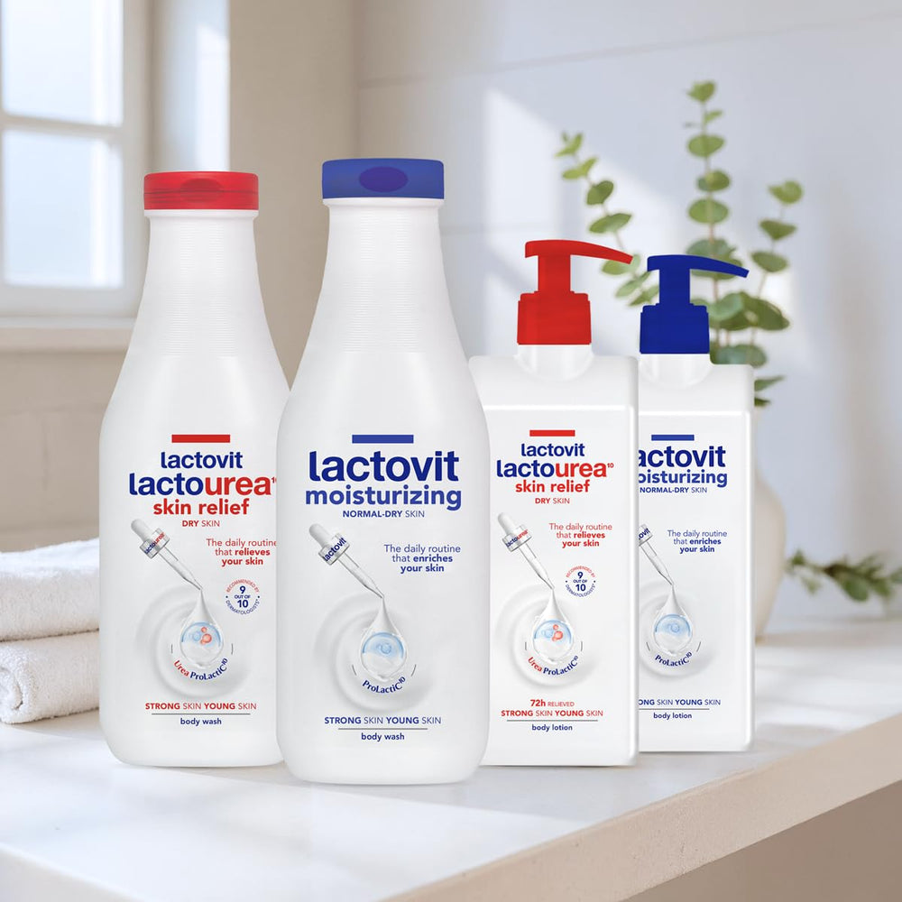 Lactovit Lactourea con ácido láctico para piel nutrida.