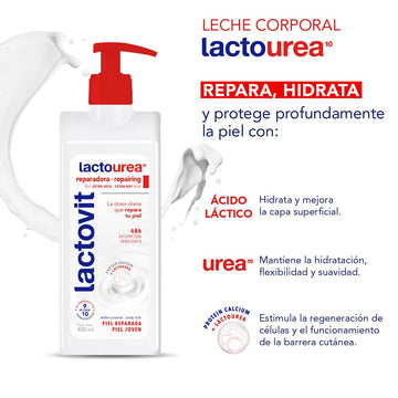 Lactovit Lactourea Exfoliación suave, renovación de la piel para textura más uniforme.