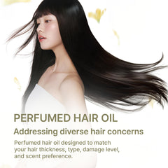 LA'DOR oil texture closeup reveals a lightweight, non-sticky formula for daily use.