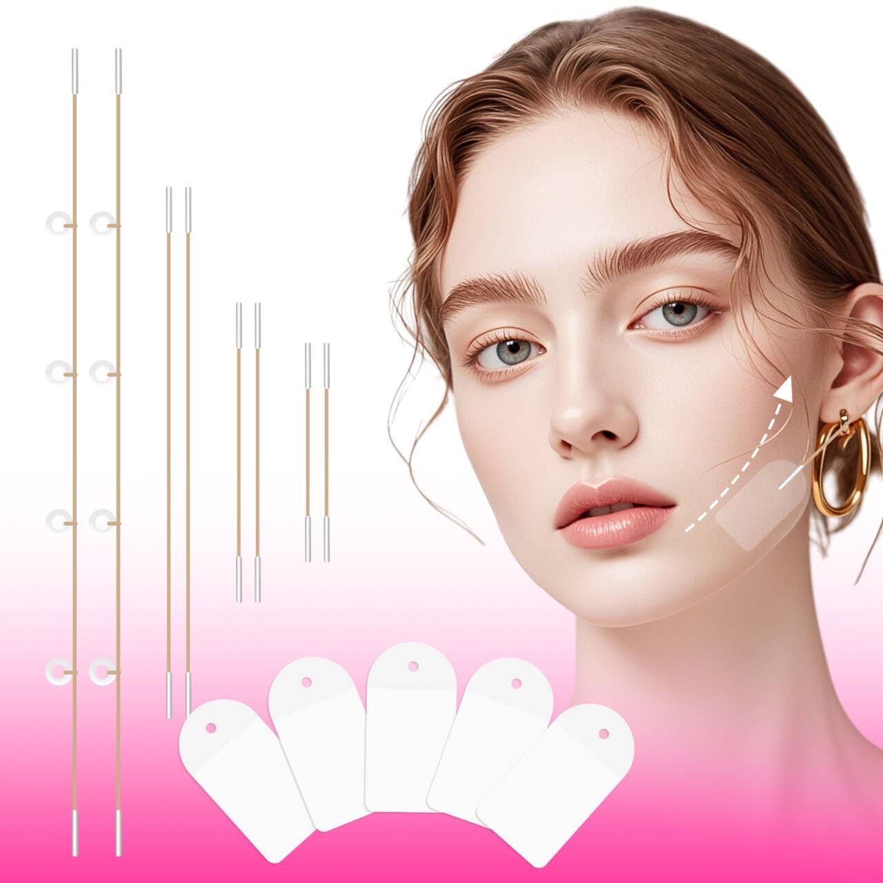LadPemo cinta invisible para cara eleva y define la silueta facial de forma natural