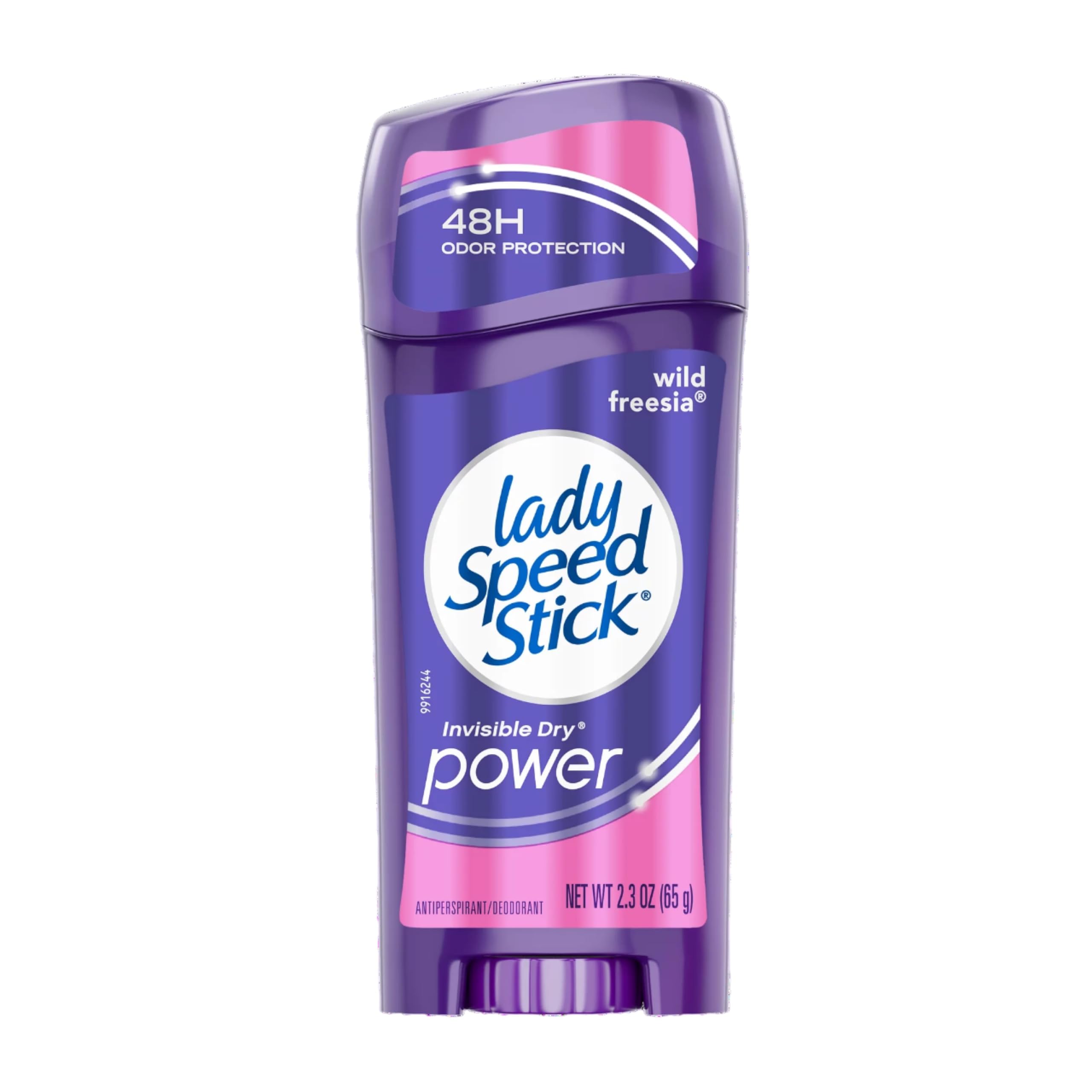 Lady Speed Stick Fresia Salvaje, botella de desodorante con fragancia fresca de todo el día.