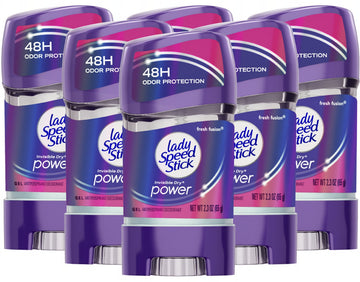 Lady Speed Stick Fusión Fresca, aplicación suave del gel para frescura duradera.