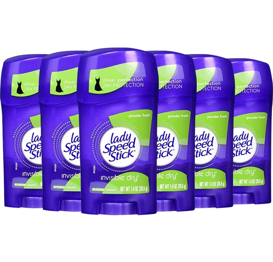 Desodorante Lady Speed Stick en empaque compacto, aroma fresco para uso diario.