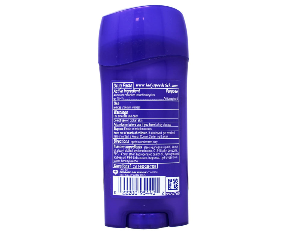 Protección de larga duración en Lady Speed Stick para días activos.