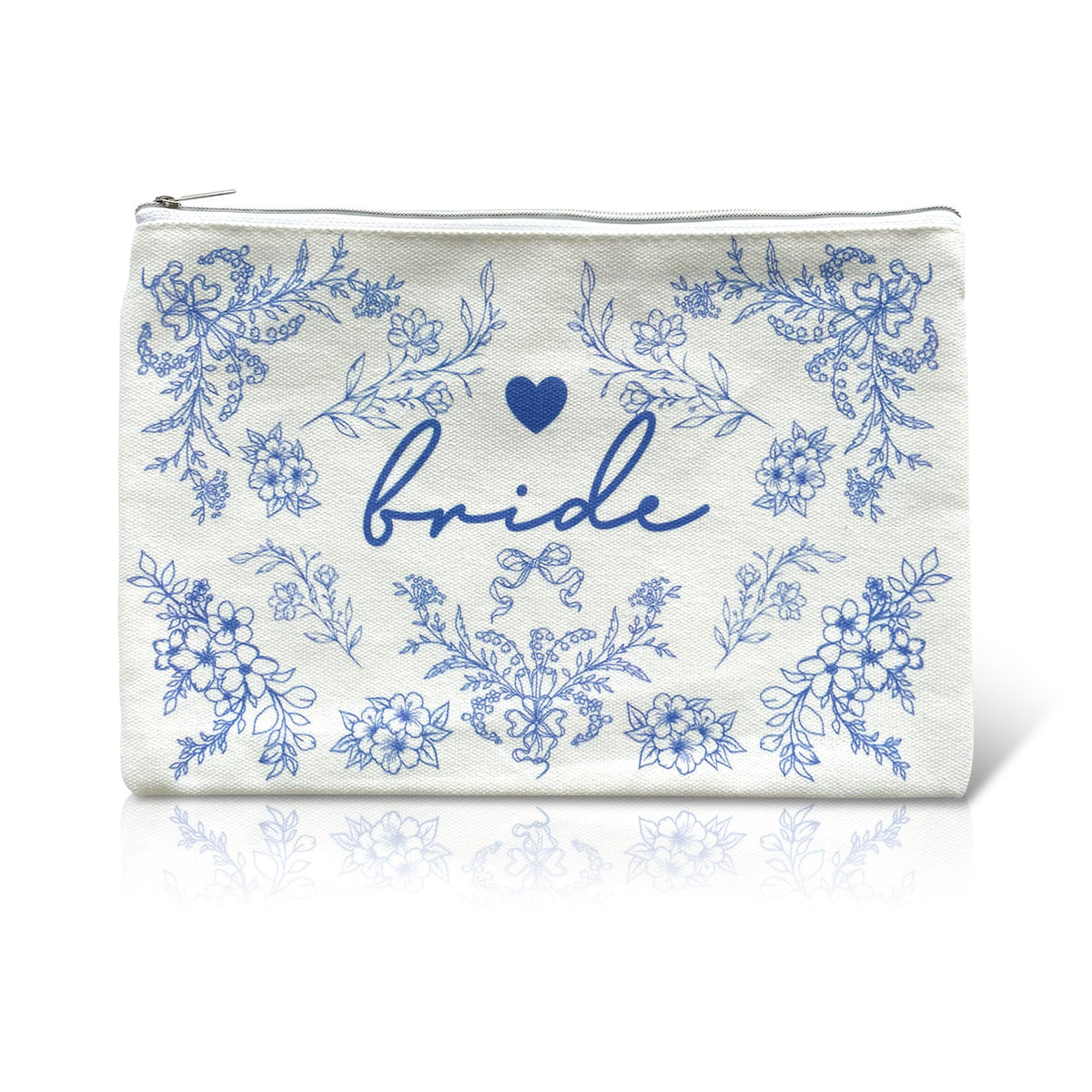 bolso LADY&HOME para novia, vista frontal, elegante accesorio para la boda.
