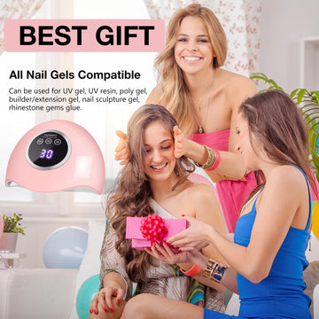 LadyMisty lampara UV 72W, empaque para regalo, ideal para regalo de manicura.